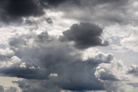 Cloudy grey sky