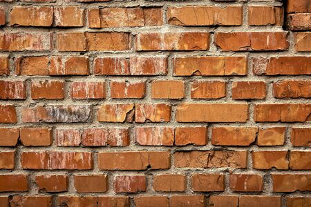 Background of brick wall textureの写真素材