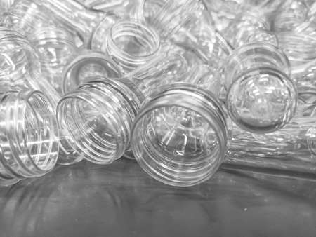 Transparent preform for making plastic bottles for milk, water and other PET liquids