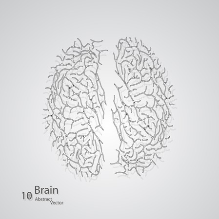 Creative concept of the human brainのイラスト素材