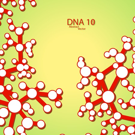 Futuristic dna のイラスト素材