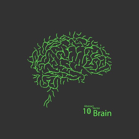 Creative concept of the human brainのイラスト素材