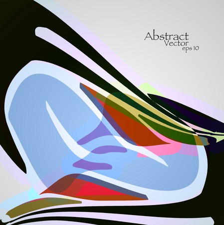 Abstract wavy backgroundのイラスト素材