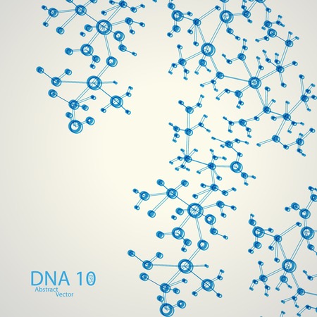 Futuristic dna eps 10のイラスト素材