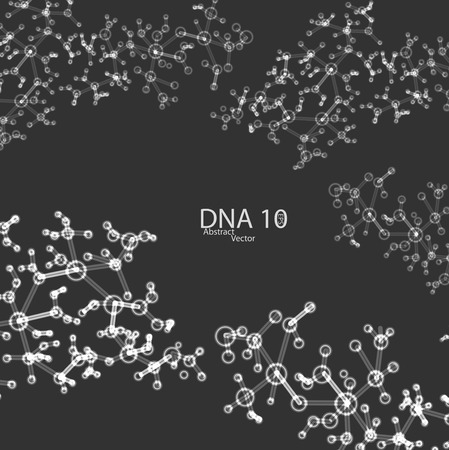 Futuristic dna のイラスト素材