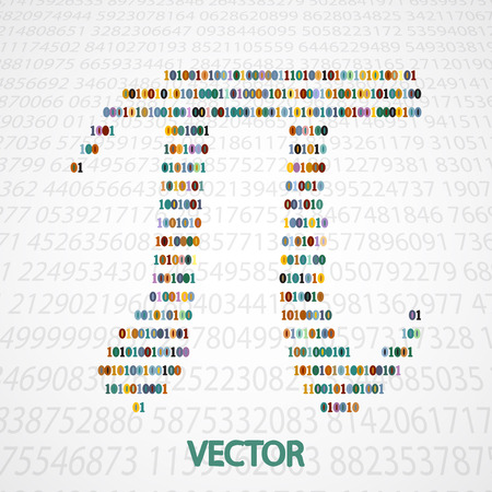 Pi Numbers shapeのイラスト素材