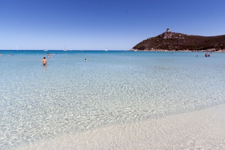 Landscape of sardinia coast Italyの写真素材