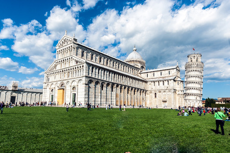 Piazza dei Miracoli Pisa Tuscany Italyの写真素材