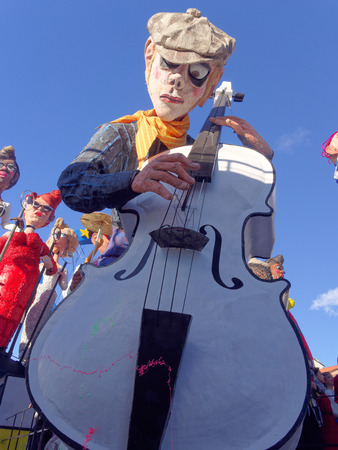 VIAREGGIO, ITALY - FEBRUARY 2:   allegorical float at Viareggio Carnival held February 2, 2013のeditorial素材
