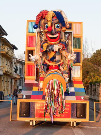 VIAREGGIO, ITALY - March 12:   allegorical float  at Viareggio Carnival held March 12, 2016のeditorial素材