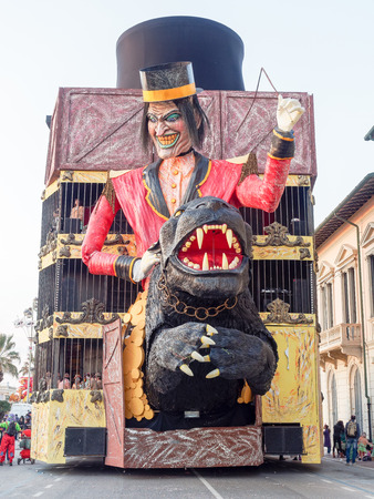 VIAREGGIO, ITALY - March 12:   allegorical float  at Viareggio Carnival held March 12, 2016のeditorial素材