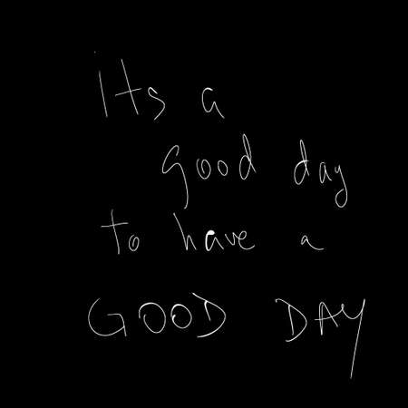 positive attitude quote written with white letters on black backgroundの写真素材