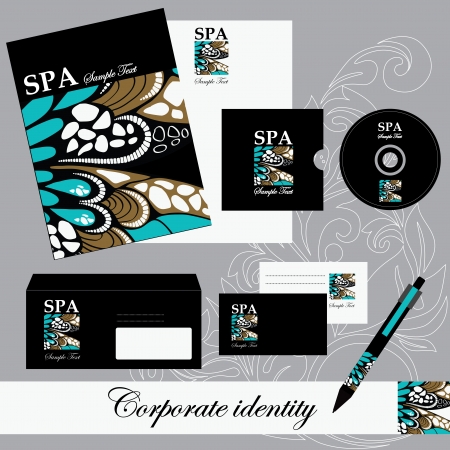 Beautiful corporate set のイラスト素材