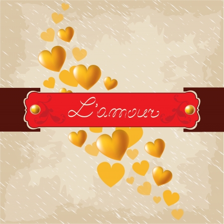 Romantic  background, Valentine's Dayのイラスト素材