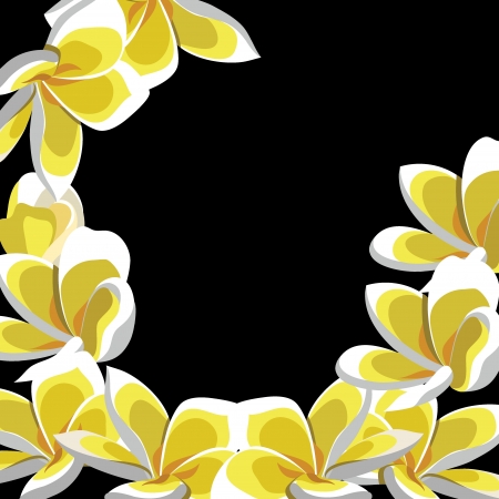 Floral pattern with flowers,   illustration.のイラスト素材