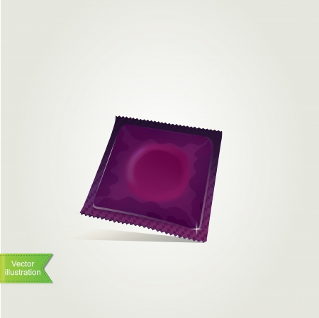 Vector illustration.Condom.のイラスト素材