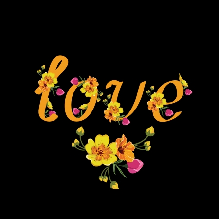 Summer poster Typography Vector illustration のイラスト素材
