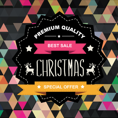 Christmas Poster Sale Typography Vector illustration のイラスト素材
