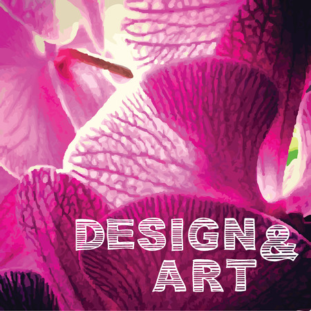 Poster design template Summer background.