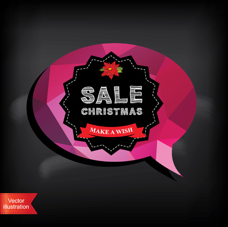 Christmas Poster Sale.のイラスト素材