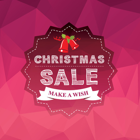 Christmas Poster Sale.のイラスト素材