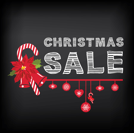 Christmas Poster Sale.のイラスト素材