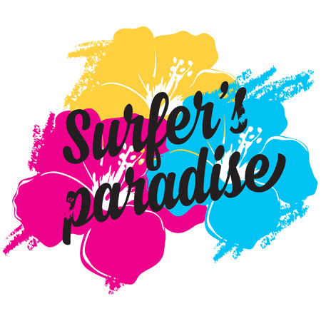 Surf summer icon, vector design label.のイラスト素材