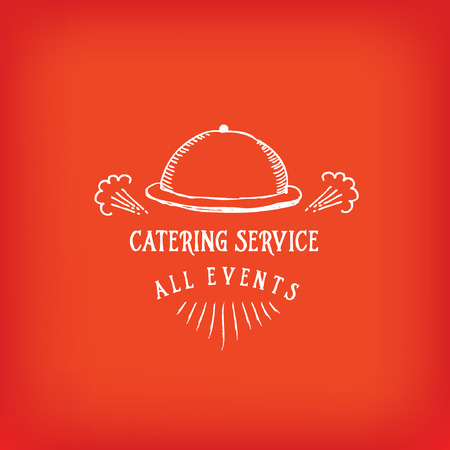 Catering service, design icon.のイラスト素材
