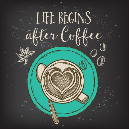 Coffee restaurant brochure vectorのイラスト素材