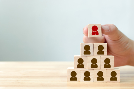 Human resource management and recruitment business conceptの写真素材