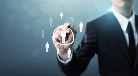 Human resources, CRM and recruitment business conceptの写真素材