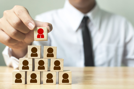 Human resource management and recruitment business conceptの写真素材