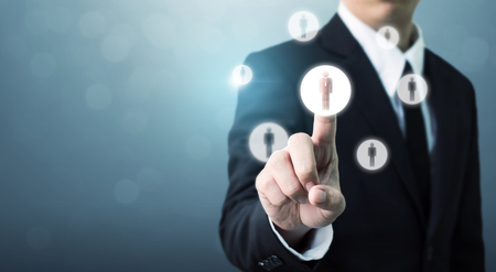Human resource management and recruitment business conceptの写真素材
