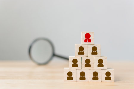Human resource management and recruitment business concept, Copy spaceの写真素材
