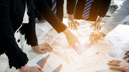Business people meeting design ideas and working teamwork cooperation conference conceptの写真素材