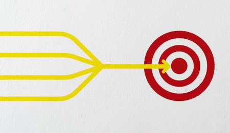 Multiple methods that can reach the same goals and objectives conceptの写真素材