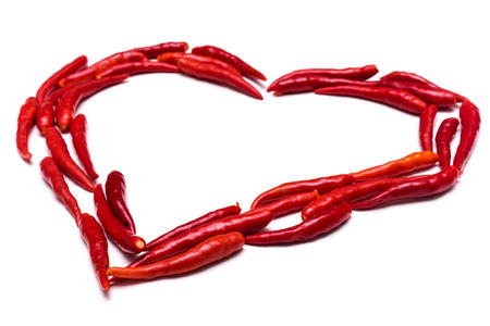 chili peppers heart