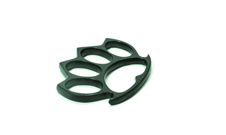 Knuckle weapon isolated on white backgroundの写真素材