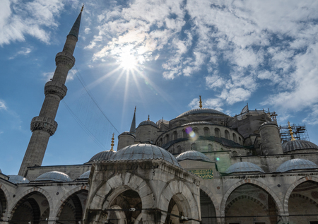 Blue Mosque Sultan Ahmed Mosque Sultanahmet, Istanbul Turkey.のeditorial素材