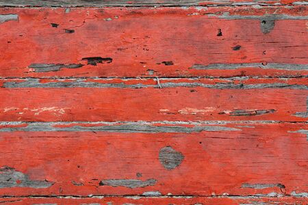 Old wood painted in blue, texture or backgroundの写真素材