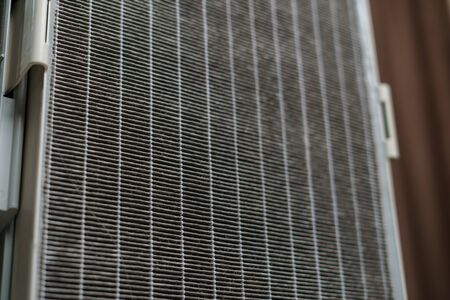 PM 2.5 concept. Used dust filter HEPA (High-efficiency particulate air)の写真素材