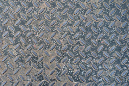 Rusty steel plate texture and background. grungy metal floor.