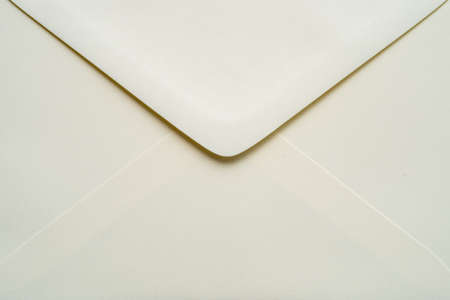 Blank envelope on white background.の写真素材