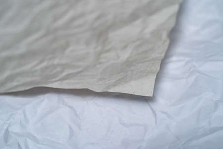 Brown and white paper texture background grunge surface. blank for text copy space.の写真素材