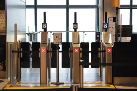 London, UK - December 2020: All gates closed at Heathrow Airport due to Covid-19 fast spreading....