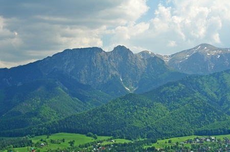 Tatra mountains Giewont - Zakopane Polandの写真素材