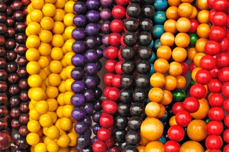 Colorful beads の写真素材