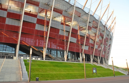 National stadium Warsaw - Poland のeditorial素材