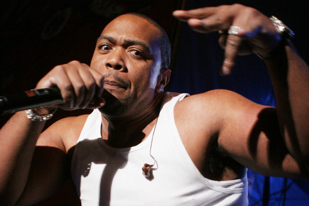 KRAKOW, POLAND - AUGUST 22, 2008: Coke Live Festival, o/p Timbaland