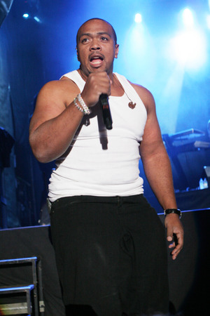 KRAKOW, POLAND - AUGUST 22, 2008: Coke Live Festival, o/p Timbaland